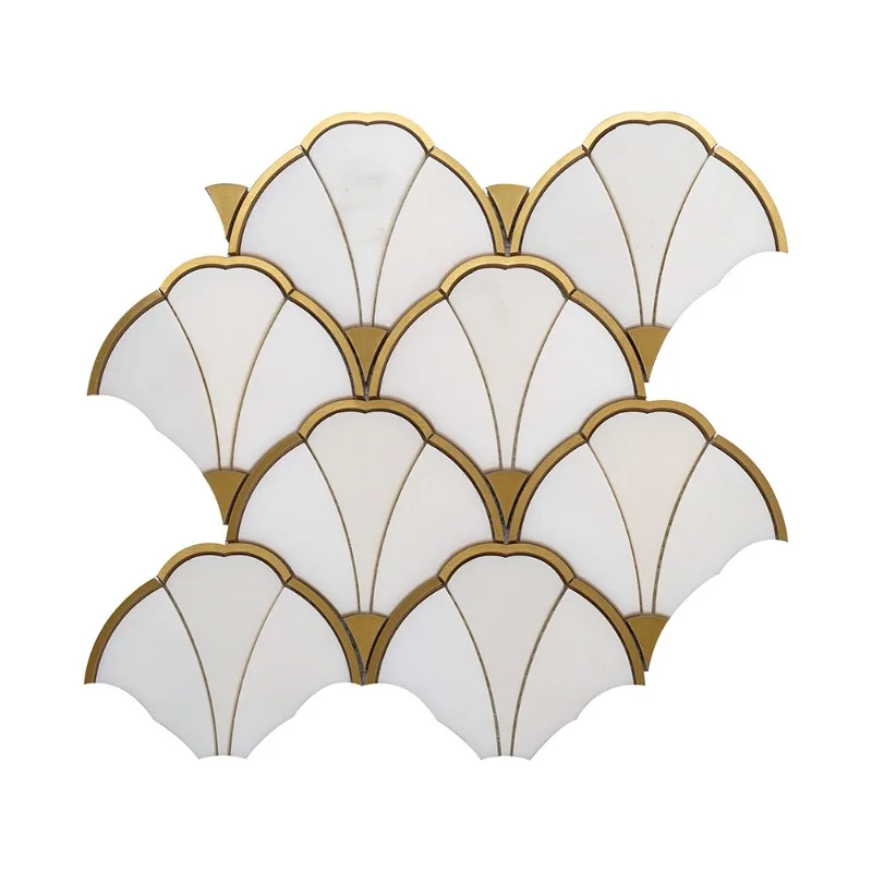 Home Improvement Ending - Ginkgo biloba licht luxe metalen Franse