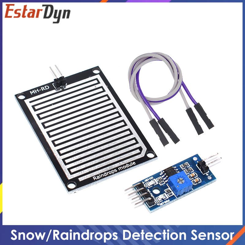 Stud Finder Magnetic - Sneeuwregendruppels detectiesensormodule Regenweermodule Vochtigheid voor relaisbesturingsmodule