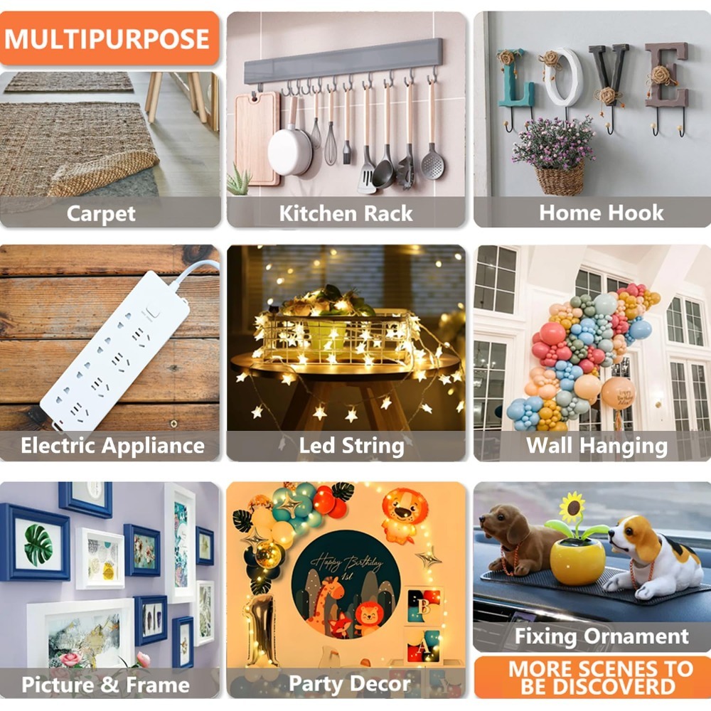 Dubbelzijdige, extra sterke kl - Picture Hanging Strip recensie en prijs